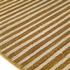 Elitis Ray Honey tapis area rug.   Golden yellow pencil stripe weave handmade jute area rug.  Click for details and checkout >>