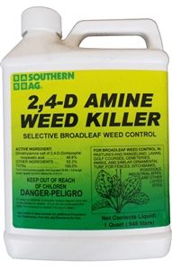 S.A 2,4-D Amine Weed Killer Herbicide - 1 Quart