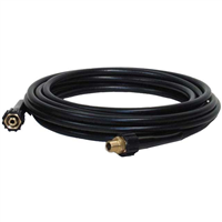 Apache 1/4 in. x 35 ft. Thermoplastic Rubber Presure Washer Hose Coupled Female x Female Metric with Male Adapter
