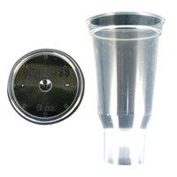 3 Oz. Disposable Cup and Lid (Qty 24)