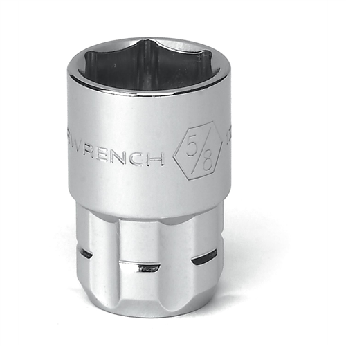 GearWrench 3/8 in. Drive Pass-Thruâ„¢ 6-Point Standard Fract. SAE Socket 5/8 in.