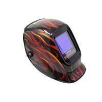 K Tool International Isnxd8457 Premium Red Flame Welding Helmet