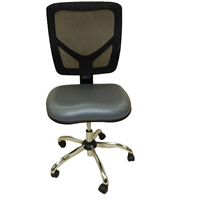 Dental Lab Chair, Mesh Back Dark Grey Seat - Lds Industries