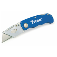 Titan 11018 Blue Folding Pocket Utility Knife