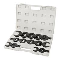 TitanÂ® 14-Piece 1/2 in. Drive Jumbo mm Crowsfoot Wrench Set