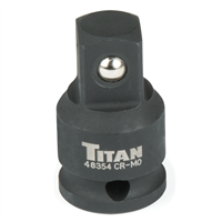 TitanÂ® 3/8 in. x 1/2 in. Drive Increasing Impact Adapter