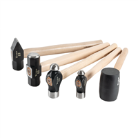 Titan 85070 5 Pc. Hickory Wood Handle Hammer Set