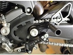 05-0660B - Ducati 696/796/1100 Monster '09-14 Complete Rearset Kit - (ABS models need brake line)