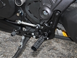 05-0671B - Ducati 1198 Diavel GP Shift Adjustable Rearset Kit