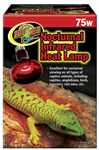 Zoo Med Red Infrared Heat Lamp 75W CSA Approved