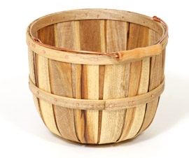 Small Oregon Myrtlewood Basket