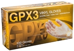 AMMEX Gloveplus Vinyl Powder Free GPX3 Disposable Gloves 3mil - Medium - Case of 1000