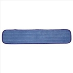 Premium Microfiber Looped Wet Mop Pads Blue 13" - 2 Dozen Included
