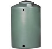Chem-Tainer 3200 Gallon Green Vertical Water Tank, Premium, Portable, Vertical, Drinking Water Tank