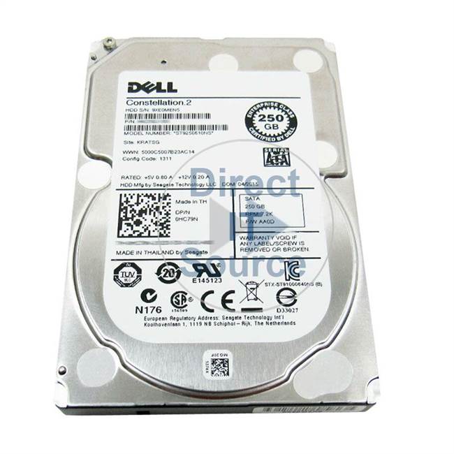 Dell 400-15542 - 250GB 7200RPM SATA 2.5Inch Hard Drive