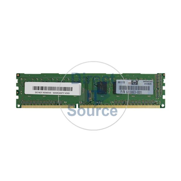 HP 683863-001 - 2GB DDR3 PC3-12800 NON-ECC UNBUFFERED 240 Pins Memory