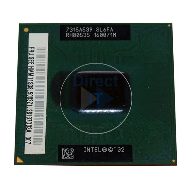 Intel RH80535GC0251M - Pentium M 1.60GHz 1MB Cache Processor Only