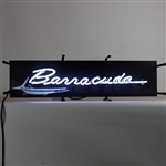 Barracuda Junior Neon Sign with Backing