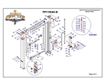 TP11KAC-D Parts Breakdown | Replacement Parts for 11,000lb Direct Drive 2 Post Lift