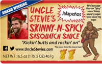 Uncle Stevie's Skinny-N-Spicy Sasquatch Sauce