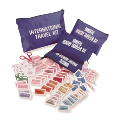 Medical Kits for travel, emergency first aid kits, most affordable medical kit, complete single dose medications, travel emergency kit, travel kit, emergency travel kit, all inclusive medical essentials for travel, compact travel kit, zippered medical kit