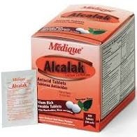 Alcalak Antacid Tablets  50 Packs of 2 Tabs