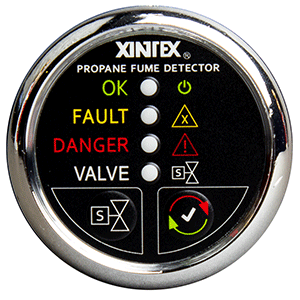 Xintex Propane Fume Detector with Plastic Sensor & Solenoid Valve