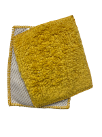 Spicy Mustard Shrubbies by Janey Lynn's Designs.  The super soft multipurpose cloth that goes with EVERY decor.