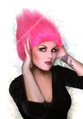 Pink Treasure Troll Wig - For All Ages