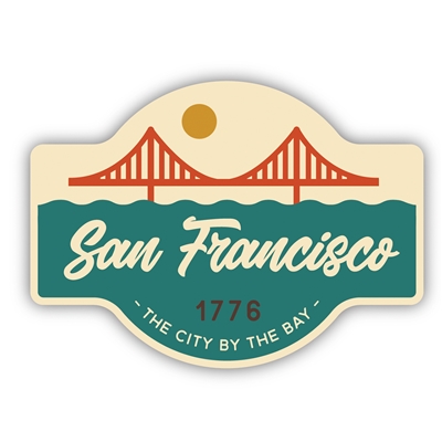 San Francisco City by the Bay Sticker