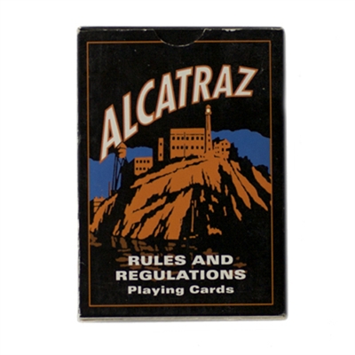 San Francisco Alcatraz rules and regulations playing cards
