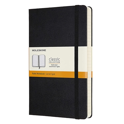 Moleskine Large Lined Classic Notebook Journal