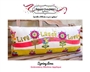 Spring Love Bench Pillow embroidery version