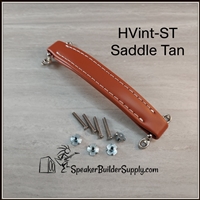 Vintage style leather look handle -<!2>Saddle Tan (Brown)