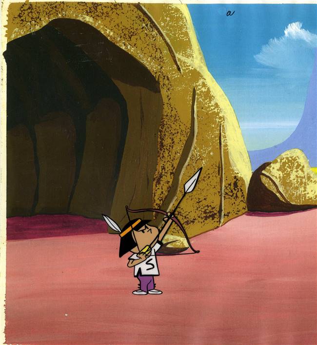 Original Production Cel of a girl from Hanna Barbera (1960s)