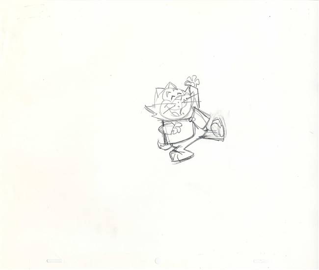 Publicity Drawing of Benny the Ball from Top Cat