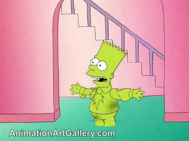 Master Set-up of Bart Simpson from Bart the Genius
