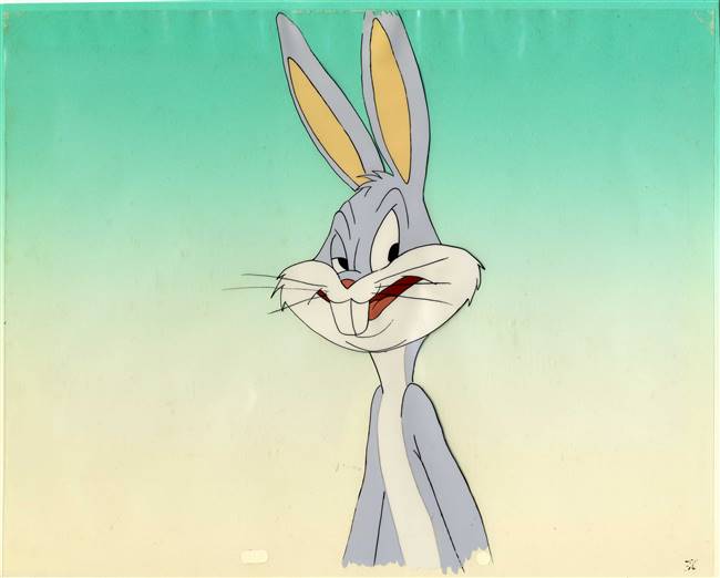 Original production cel of Bugs Bunny from My Bunny Lies Over the Sea (1948)