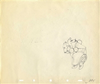 Original Production Drawing of Minnie Mouse from Brave Little Tailor (1938)