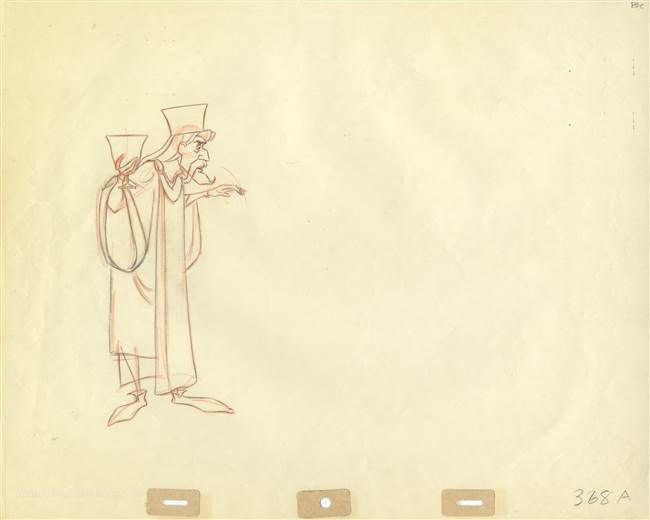 Original Production Drawing of King Stefan from Sleeping Beauty