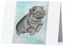 "Hippo" Note Cards