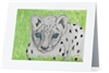 "Snow Leopard Cub" Note Cards