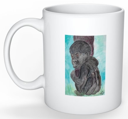 "Baby Gorilla" Coffee Cup