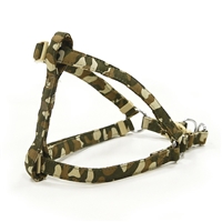 Camouflage Microsuede Small Dog Harness