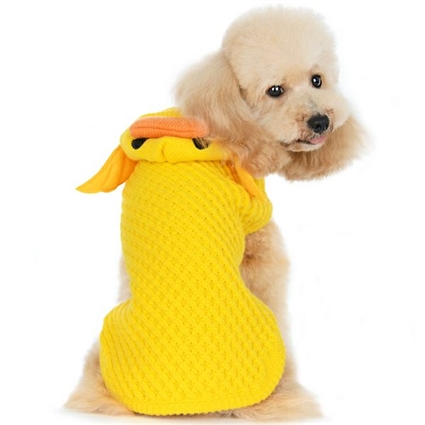 Yellow Duck Dog Sweater | Costume