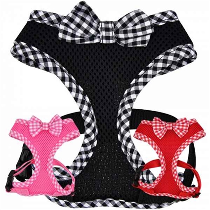 Evie Small Dog Harness with Bowtie