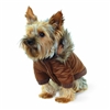 Brown Parka Small Dog Winter Coat