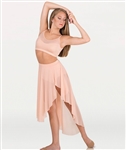 Body Wrappers Adult Asymmetrical Slit Skirt