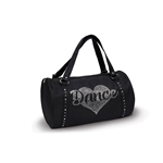 Danshuz Rhinestone Heart Dance Duffel Bag - You Go Girl Dancewear