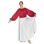 Eurotard Adult Single Panel Lyrical Skirt, 37" Length - You Go Girl Dancewear